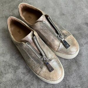 FRYE Gold Sneakers Size 6